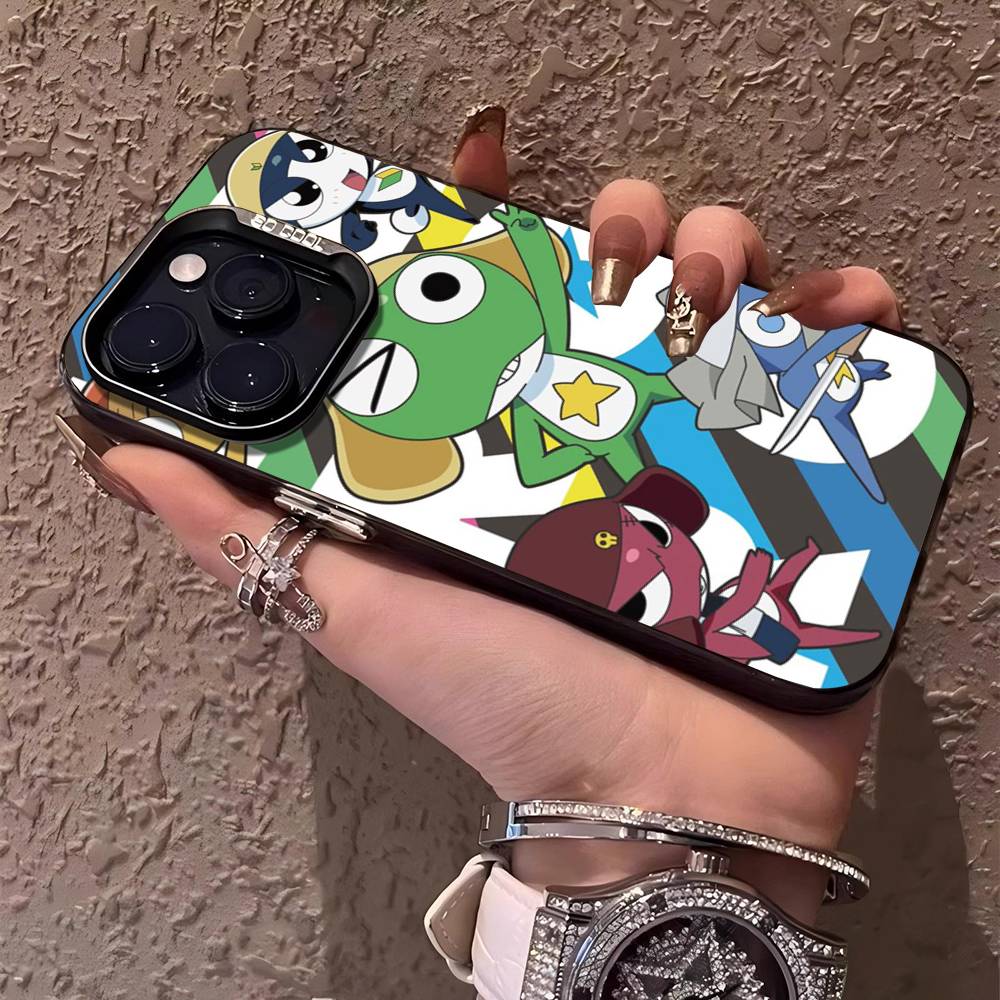 Keroro Frog Cool Gunsou Sergeant Phone Case For IPhone 17 16 15 14 13 12 11 Pro MAX Matte Shockproof Back Anti Fall Matte Cover