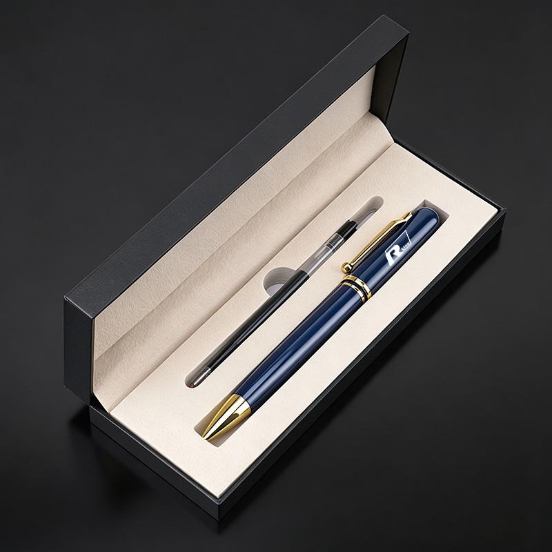 Luxury Metal Business Signature Pen Durable Gel Ballpoint Pen Gifts for Volkswagen VW R Rline Passat Jetta CC Touran Tiguan Golf QE5