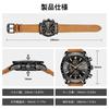 Reloj BENYAR para Hombre de Cuarzo Cronógrafo Diver, Correa de Cuero, Resistencia al Agua 3 ATM, Tacómetro