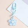 Keychain Pendant Ergonomic Flower Design Key Ring Decorative Key Holder Car Door Backpack Bag Accessory