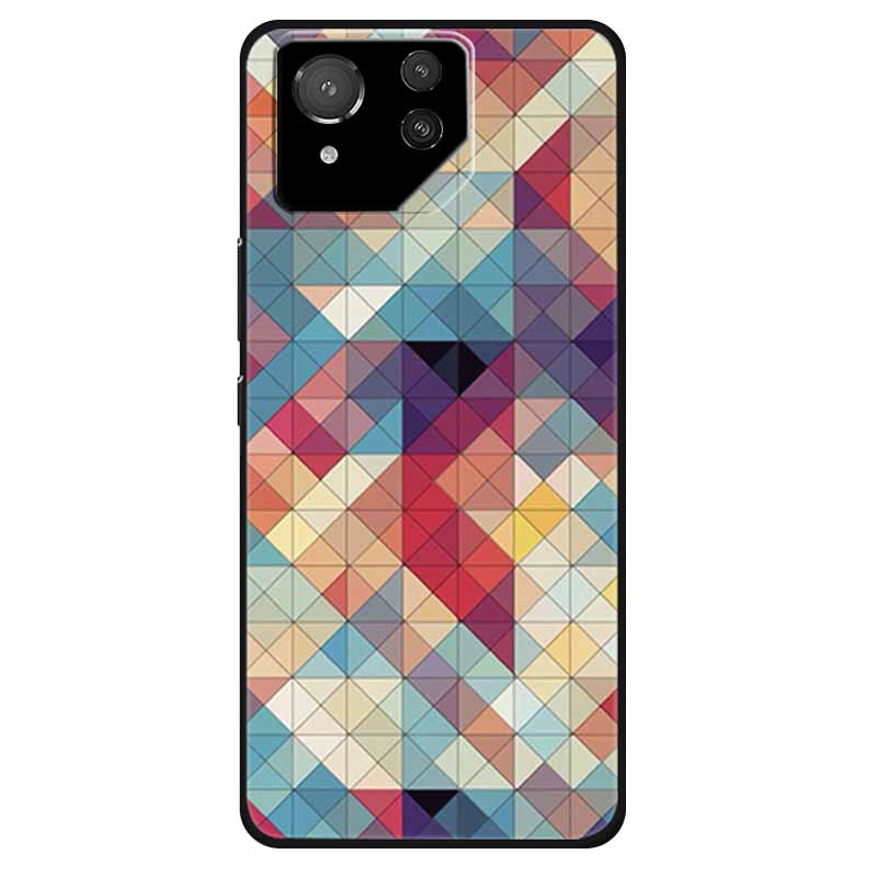 For Asus ROG Phone 8 Case Lovely Soft Silicone Lion Fundas For ASUS Rog Phone 8 Pro Cover Marble Cat Phone8 8pro Protector Bag