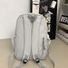 Student School Bag Women's Large Capacity Backpack Solid Color Men's Backpack