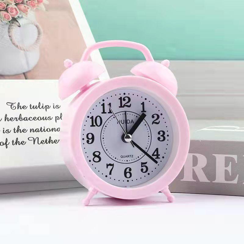 Alarm clock student creative bedside simple children cartoon fashion alarm clock learning gift clock bedroom get up ornament