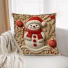 Christmas Pillow Covers 17.72Inch Fall Pillowcase Decoration 4 Pieces Pillowcase Christmas For Home Indoor Outdoor Bedroom Couch