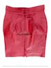 Stylish Formal Wear Soft Women's Skirt Red Genuine Lambskin Leather Party