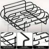 1pc Non-Stick BBQ Rib Rack Stand Barbecue Steaks Racks Stainless Steel Chicken Beef Ribs Grill Black for Gas Smoker BBQ Tools Bbq