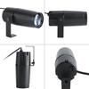 Spina USA 110V Spotlight a Fascio LED Calotta Nera Mini Spot Light Pinspot Luce da Palco Eventi DJ