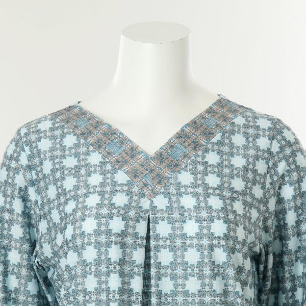 Wacoal Women Indoor Wear Set 50d Spandex Geometric Print Wpa379ws Wpa379wp