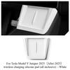 For Tesla Model 3 Y Juniper Highland 2025 Center Console Armrest Storage Box Stowing Tidying Lower Bottom Mat Organizer Tray Pad