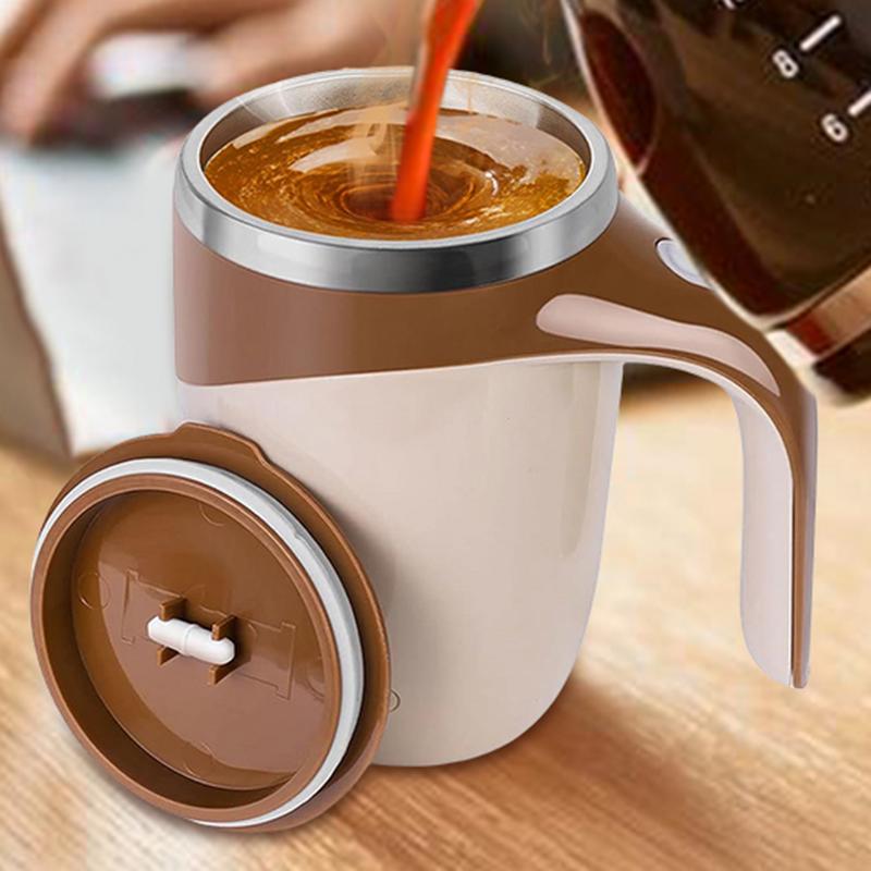 Automatyczny Kubek do Kawy z Mieszadłem Magnetycznym Elektryczny Szybki Prędkość Mieszania Magnetyczne Ciche Mieszanie Kubek Podróżny Automatyczne Mieszanie Kubek Ze Stali Nierdzewnej