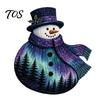 Handmade Quilting Accessories Christmas Patchwork DIY Kit, Holiday Fabric Art Craft Santa Beginner Supplies Snowman Tree Sewing Project for