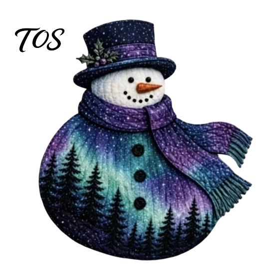 Handmade Quilting Accessories Christmas Patchwork DIY Kit, Holiday Fabric Art Craft Santa Beginner Supplies Snowman Tree Sewing Project for