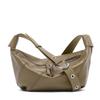 The First Layer Cowhide Bag Women's New Light Luxury Niche Shoulder Bag Versatile Soft Leather Messenger Bag