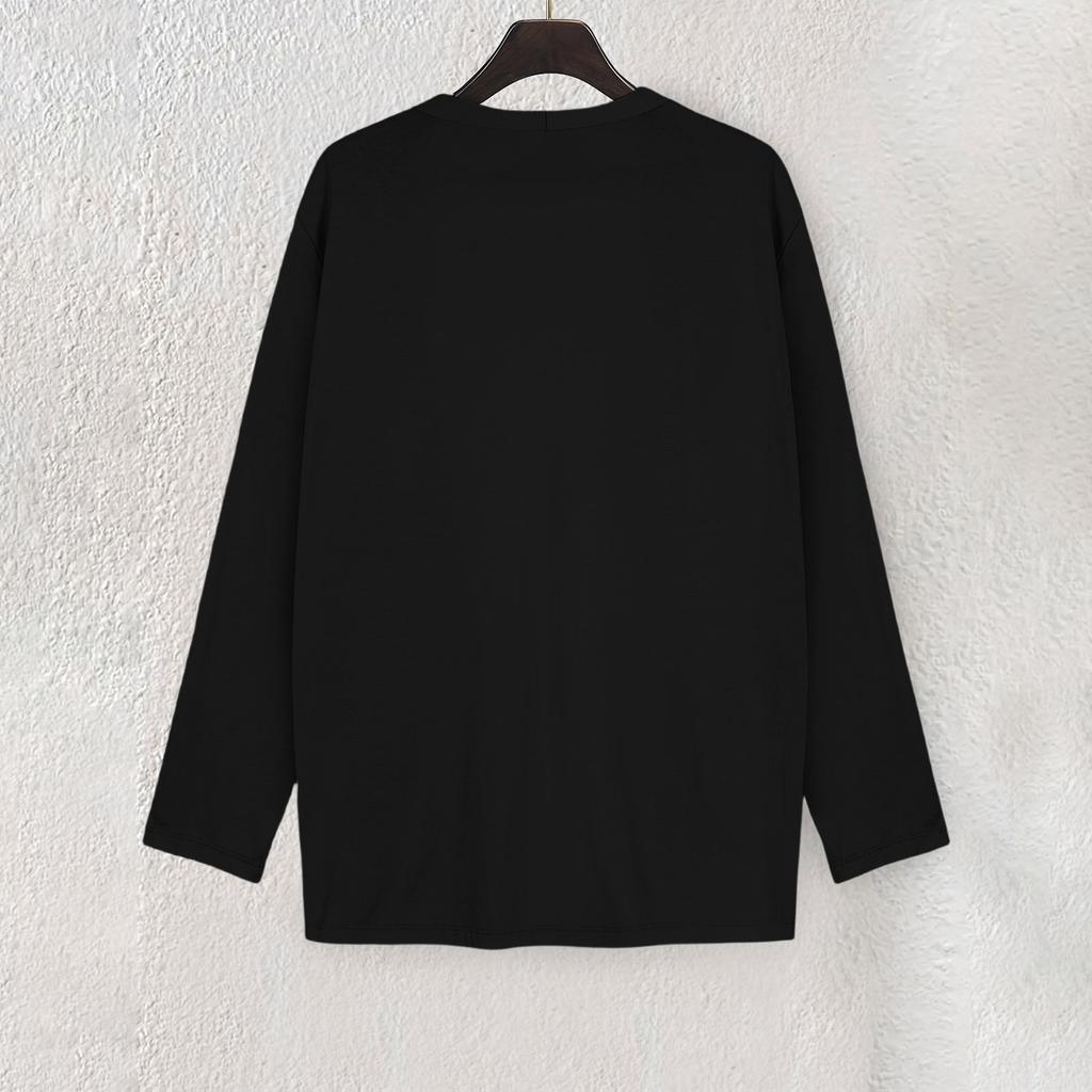 Women's Plus Size Soft Milk Silk Cardigan with Three-Quarter Sleeves and Pockets for Casual Everyday Wear