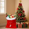2025 Christmas Santa Claus Bags Drawstring Christmas Gift Wrapping Sack Christmas Eve Large Candy And Gift Bags For Holiday