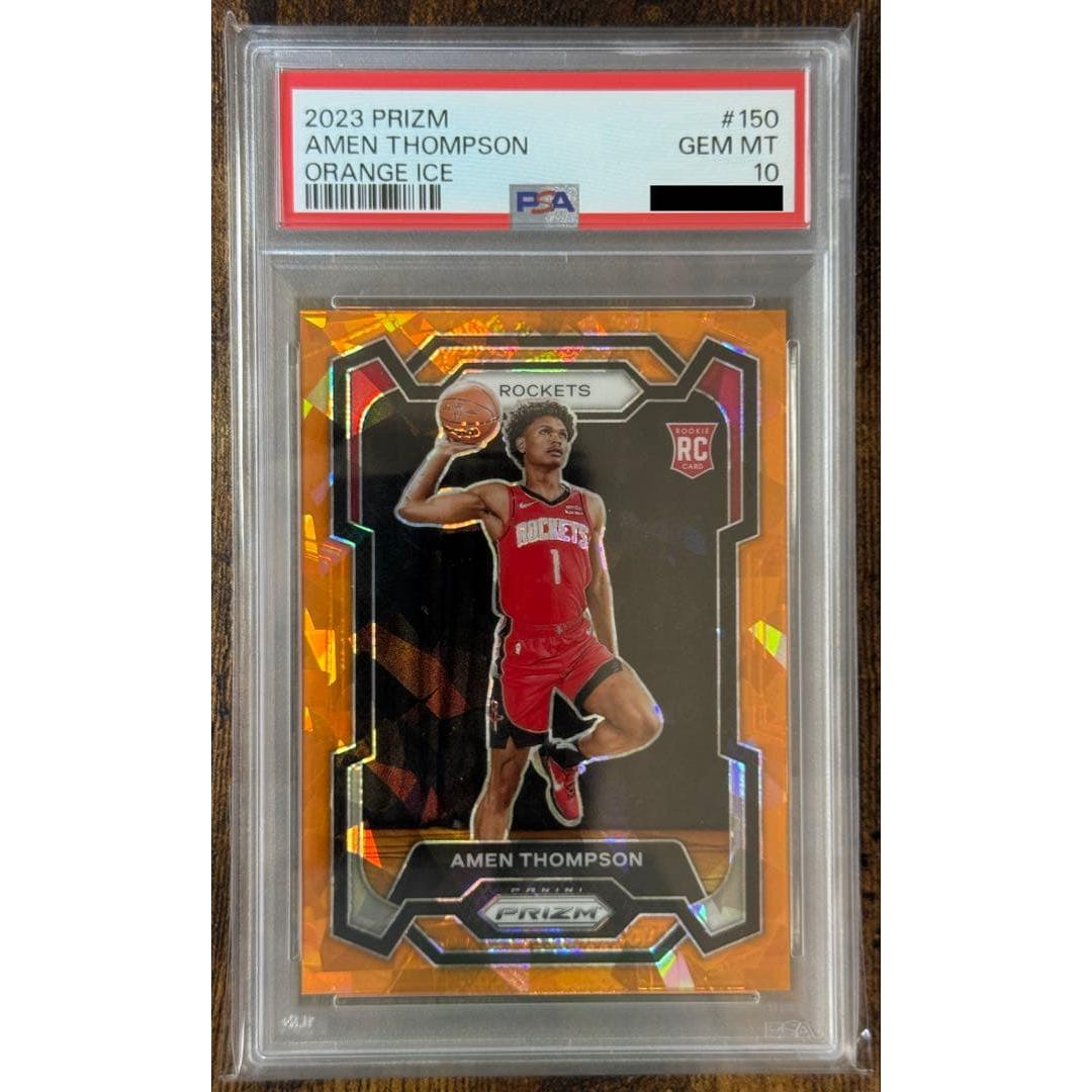 Used PSA10 2023 PRIZM AMEN THOMPSON Rookie Card