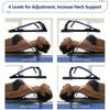 Back Stretcher Multi-Level Adjustable Back Cracker Board Lower Upper Lumbar Spine Support Pillow Waist Stretching Massage Device