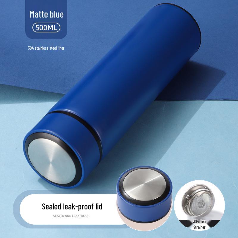 316 Stainless Steel Insulated Smart Cup, Tea & Water Separation, Stylish Gift for Men & Women