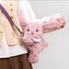 30cm Cute Rabbit Plush Backpack Fashion Plushie Doll Children's Bag Shoulder Bag Mini Knapsack Bags Gifts for Girlfriend