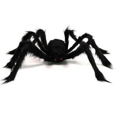 50/75/90/125/200cm Halloween Big Plush Spider Horror Halloween Decoration Party Props Outdoor Gian T Spider Decor Plush Toy