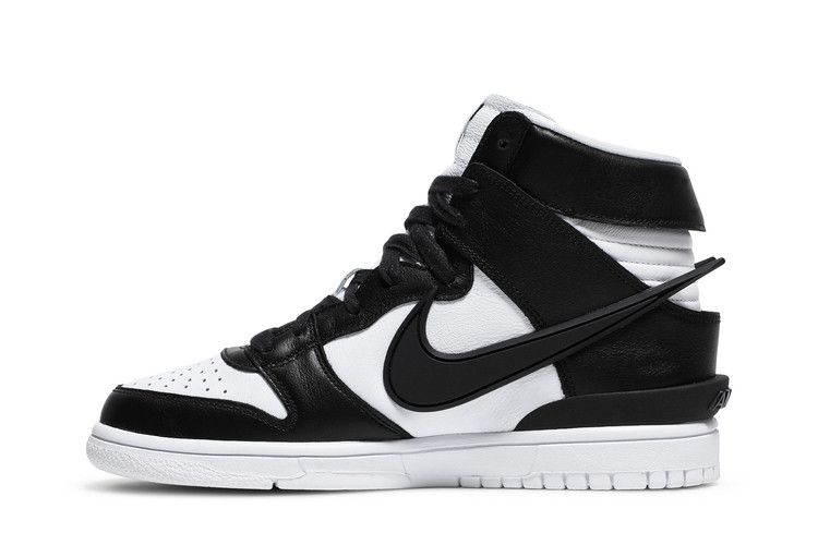 Men's Sneakers Nike Dunk High AMBUSH Black White Black/Spruce Aura-White