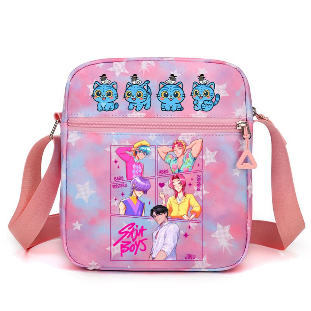 MARKET-1 voor k pop Messenger Bag Oxford Rugzak Cadeau Draagbare reiscadeau Opbergrugzak De Enkele Schouder Mobiele Telefoon Tas pink