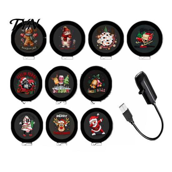 Holiday Gift for Bedroom USB Power Projector Night Light, 360 Degree Flexible Neck, Christmas LED Dynamic Projection Lamp Light Indoor Ceiling, Wall,