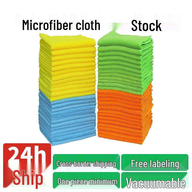 

Утолщенная микрофибровая салфетка для посуды и губка для мытья посуды без ворса - Супермягкое, водопоглощающее полотенце для чистки автомобиля 25x25 CM