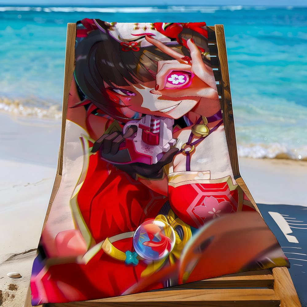 Game Honkai Star Rail Sparkle Towel Sports Quick Dry Travel Camping Gear Sandproof Soft Light Large Beach Towel