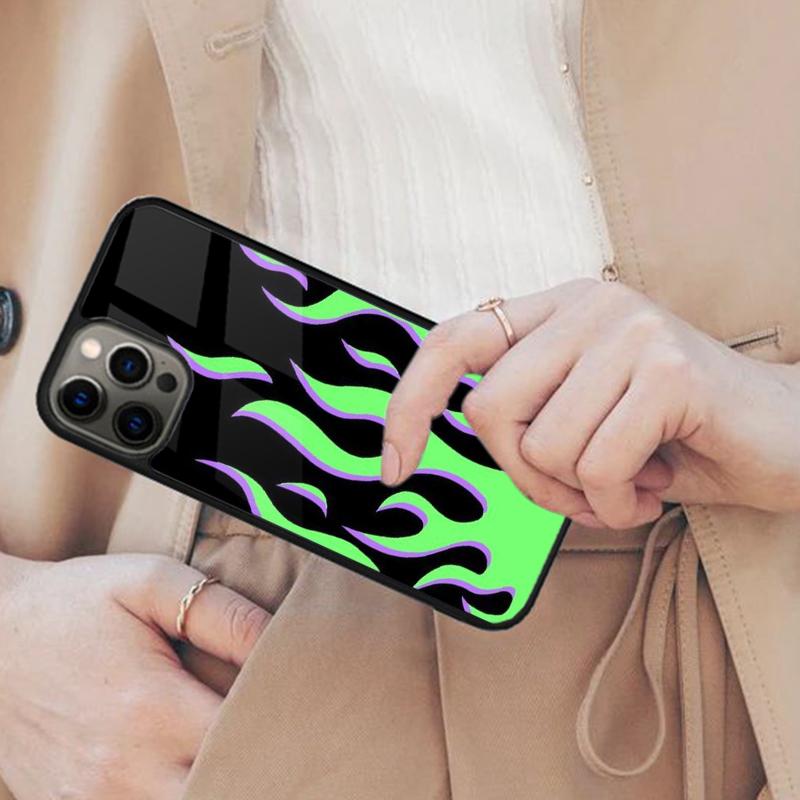 

Sage Green Warped Checkered Pattern Magnetic Phone Case For APPLE iPhone 17 Air 16 14 13 12 Pro Max 15 Plus MagSafe Cover iPhone 14
