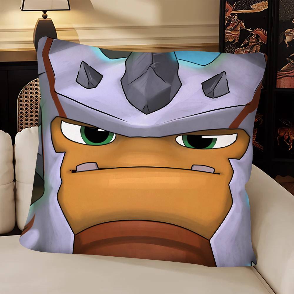 Classic Anime SSlugterra Pillow Case Fashion Square Pillowcase Bedroom Sofa Room Ins Decoration Leisure