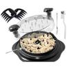 Tritacarne Petto di Pollo FF: Tritacarne e Strumento per Pappe con Coperchio Trasparente