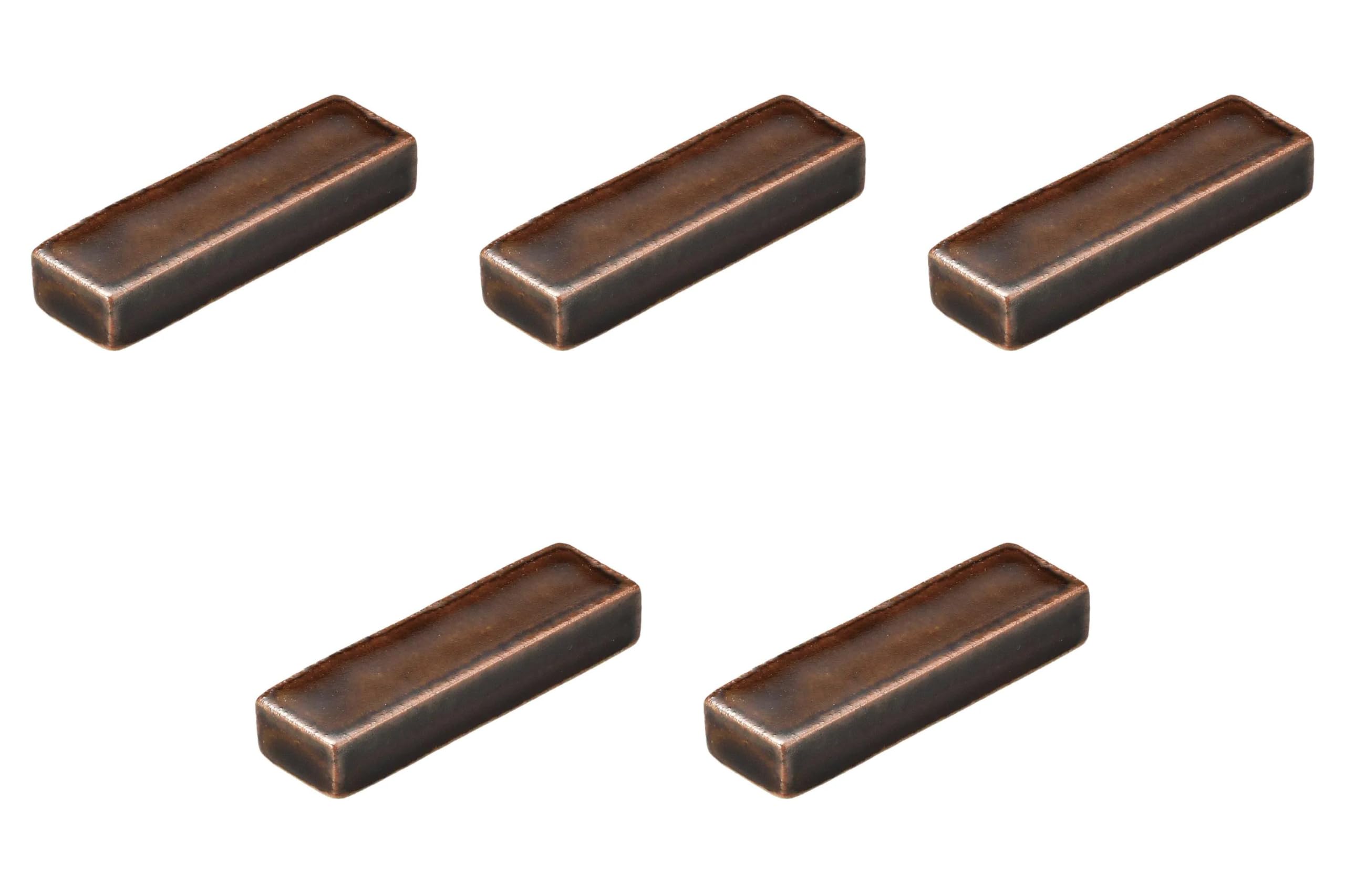 

Набор из 5 маленьких прямоугольных подставок для палочек для еды x x Подставки для палочек для еды от Setomonohonpo [5.1 1.4 0.8 см]