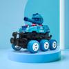 1 Piece Gift For Boys Girls Collision Deformation Can Launch Tank Simulation Walking Six-Wheel Inertial Off-Road Vehicle Model
