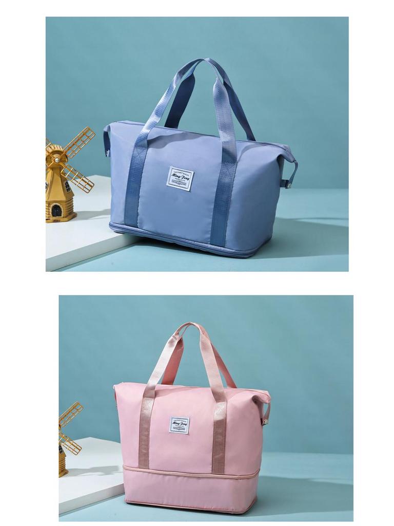 Waterproof Double-Layer Gym Bag with Wet/Dry Separation – Ideal for Travel and Sports