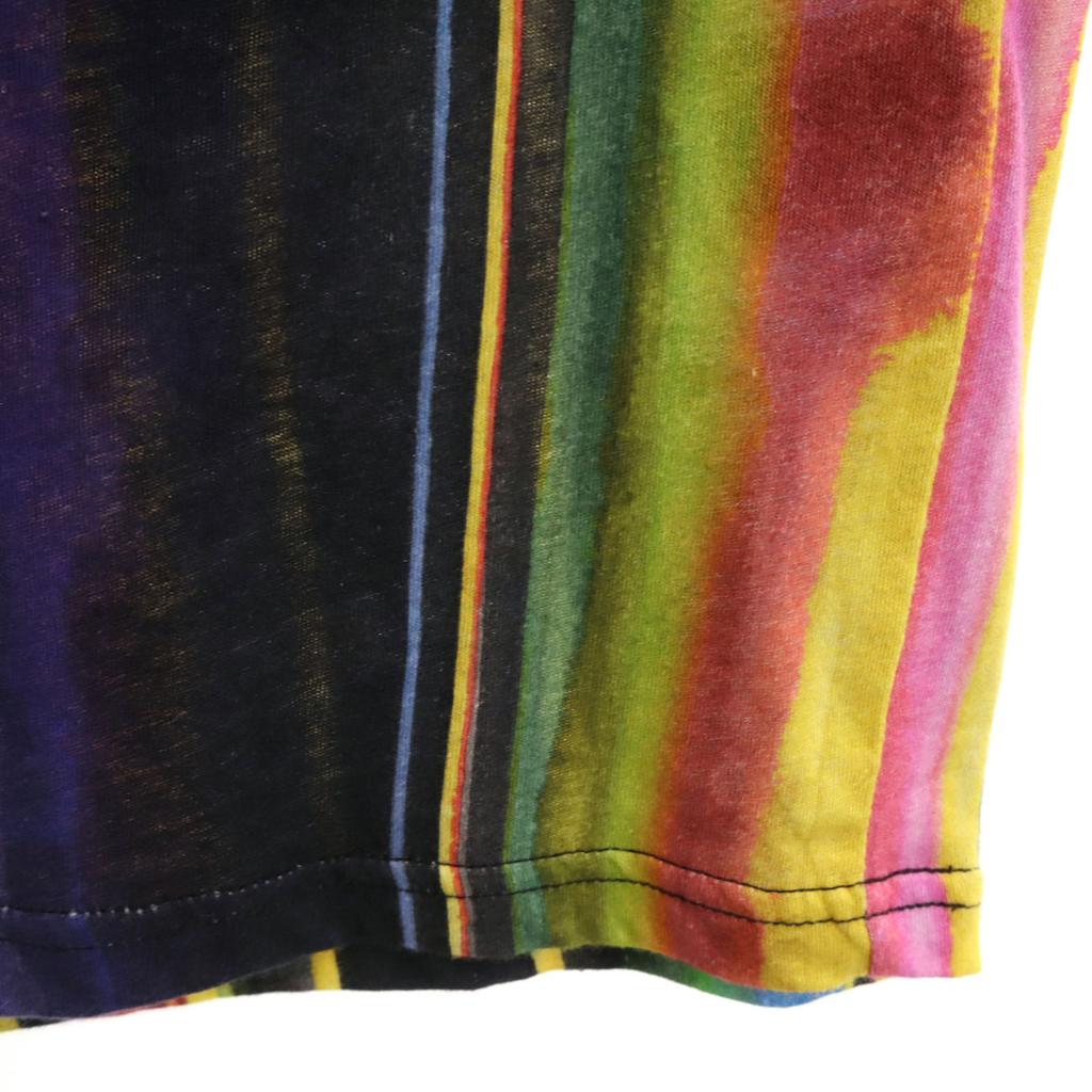 BALMAIN Made in Portugal Striped Pattern Short sleeve T-shirt XS Multi Men's Used