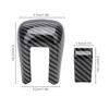 Durable Carbon Fiber Gear Shift Knob Cover Fits Accord 2018-2023 Enhance Interior Aesthetics