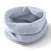 100% reiner Kaschmir, gebürstet, Unisex-Nackenschal: Vielseitiger, Modischer, Warmer und Schlichter Gestrickter Gamaschenschal.
