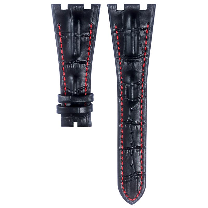 BRETA Echtes Leder Uhrenarmband für Audemars Piguet Royal Oak Offshore 15710 15703 26470 Armband für AP Faltschließe 28mm