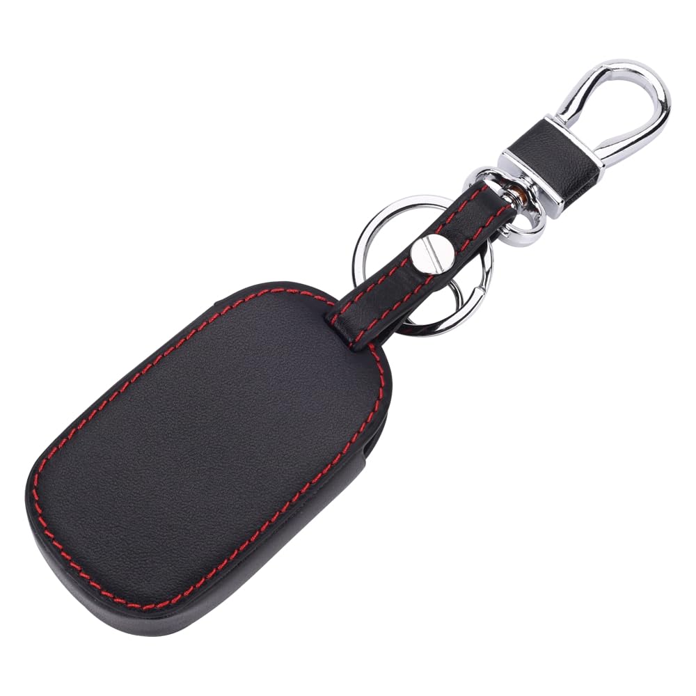 Kinotaka Leather Key Cover for Honda RP6/RP7/RP8 (2022~), New Vezel, RV Odyssey (2023~), Key Holder, Black