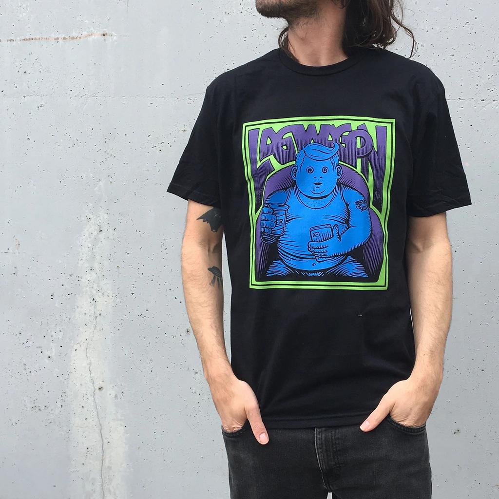 Fashion Hip Hop Unisexs Tshirt Lagwagon Band Cotton Black Print Overszied Short Sleeves Unisex Women Unisex Tee Unisexs Clothing