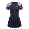 Women's New Summer One-Piece Conservative Plus Size Professional Swimsuit