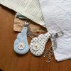 Soft Cloud Fabric Keychain with Star Music Note Pendants Multi Colors Lovely Car Key Decor for Valentine's Day Gift