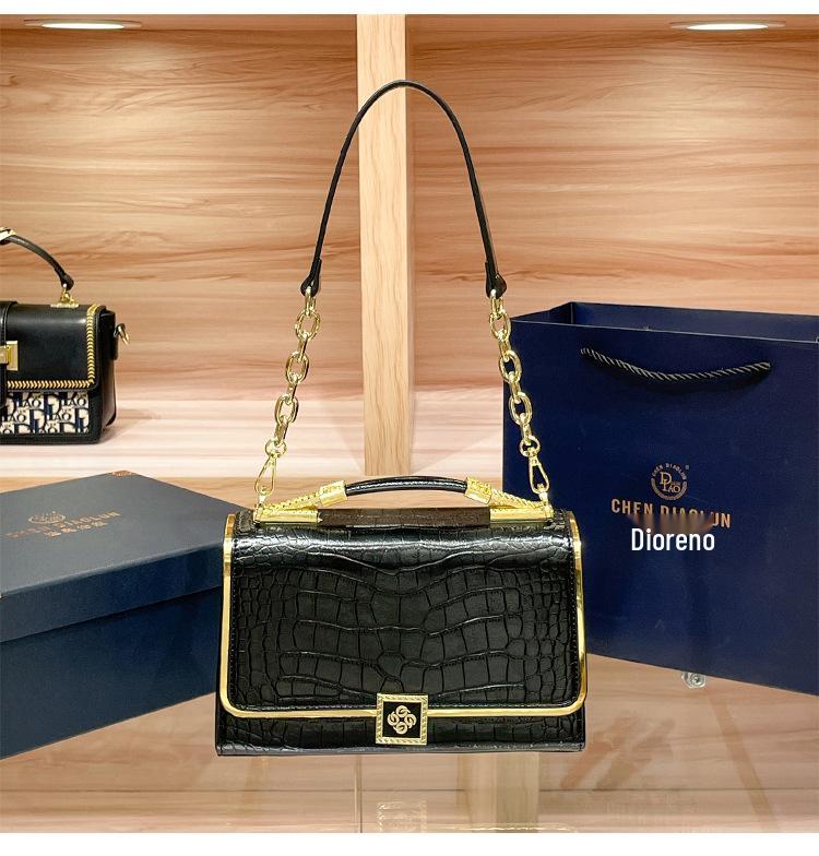 2024 Nyári Női Luxus Eredeti Bőrből Készült Keresztpántos és Válltáska - Kézzel Készített Csúcskategóriás Kialakítás