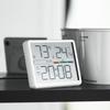 Chinese version simple clock convenient temperature and humidity clock multifunctional magnetic refrigerator clock 802