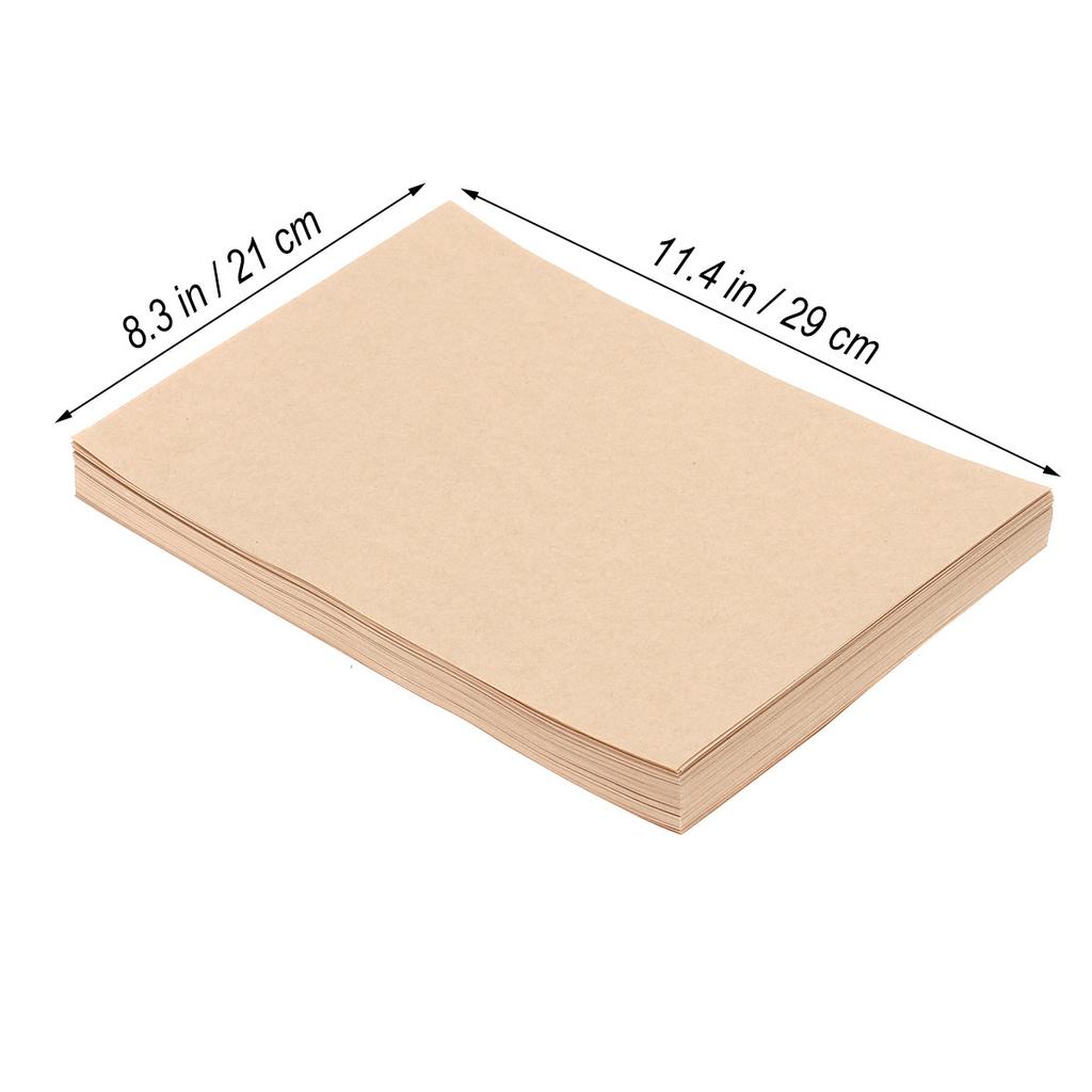 100 Blatt A5 Liniert Vintage Briefpapier Premium Kraft Schreibpapier für Korrespondenz Kalligraphie Graffiti Notizen Basteln