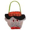 Spooky Design Pumpkin Candy Bag Velvet Material Kids Candy Bag  Trick Or Treat Event