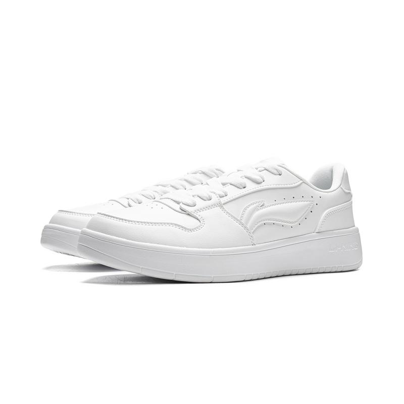 Li Ning Slip Resistant Cushioning Abrasion Resistant Lightweight Breathable Height Increasing Low top Skateboard Shoes AGCV495