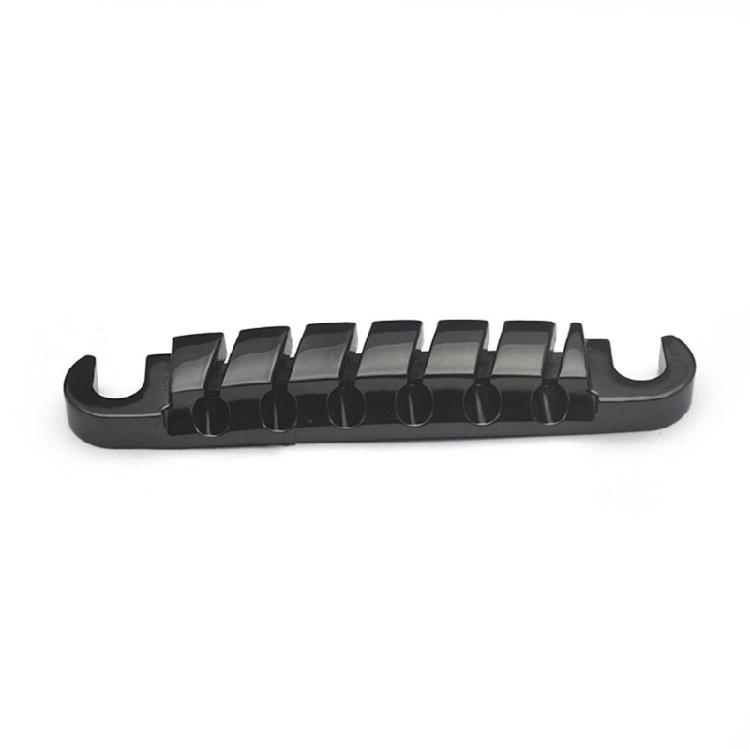 Split Guitar Bridge Tailpiece Electric Guitar Bridge String Space 52MM-10.4x5 Top Hanging String Individual Saddles