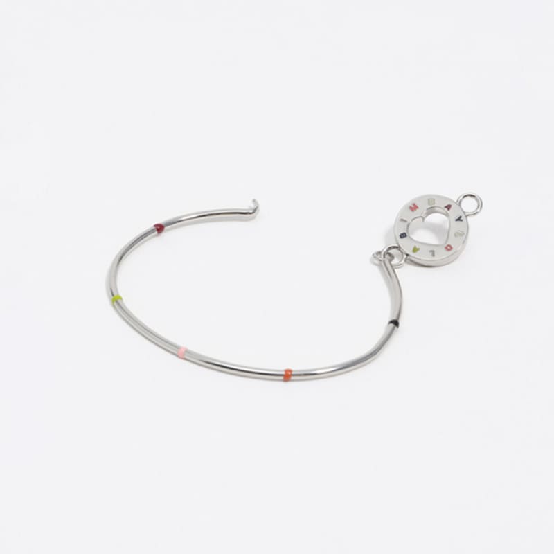 BIMBA Y LOLA [25FW] BIMBA Y LOLA Silver Logo Rigid Bracelet B256AIX006SIF